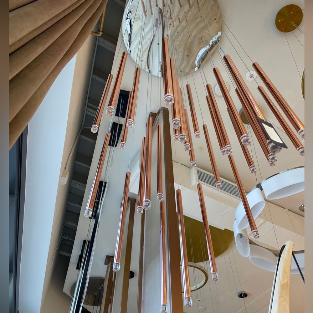 Modern Copper Pendant Light Fixture